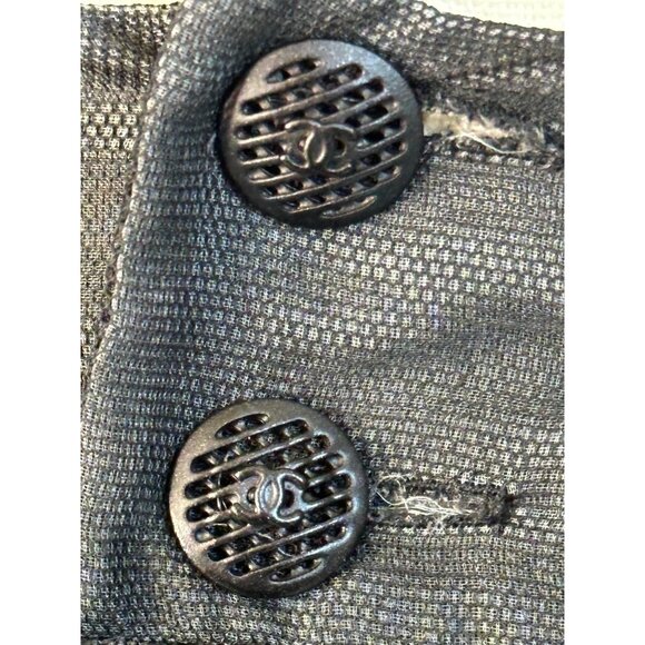 Chanel FWRD Renew 2002 Flowy Dress in Black 36 Womens 3 Pc Skirt Top Set Vintage - Picture 10 of 15